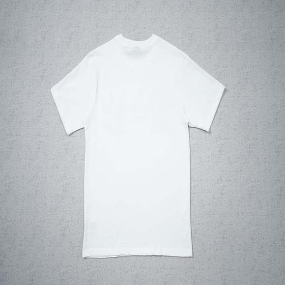 STUSSY Red Big Heart T-Shirt - White Short Sleeve - Picture 5 of 15